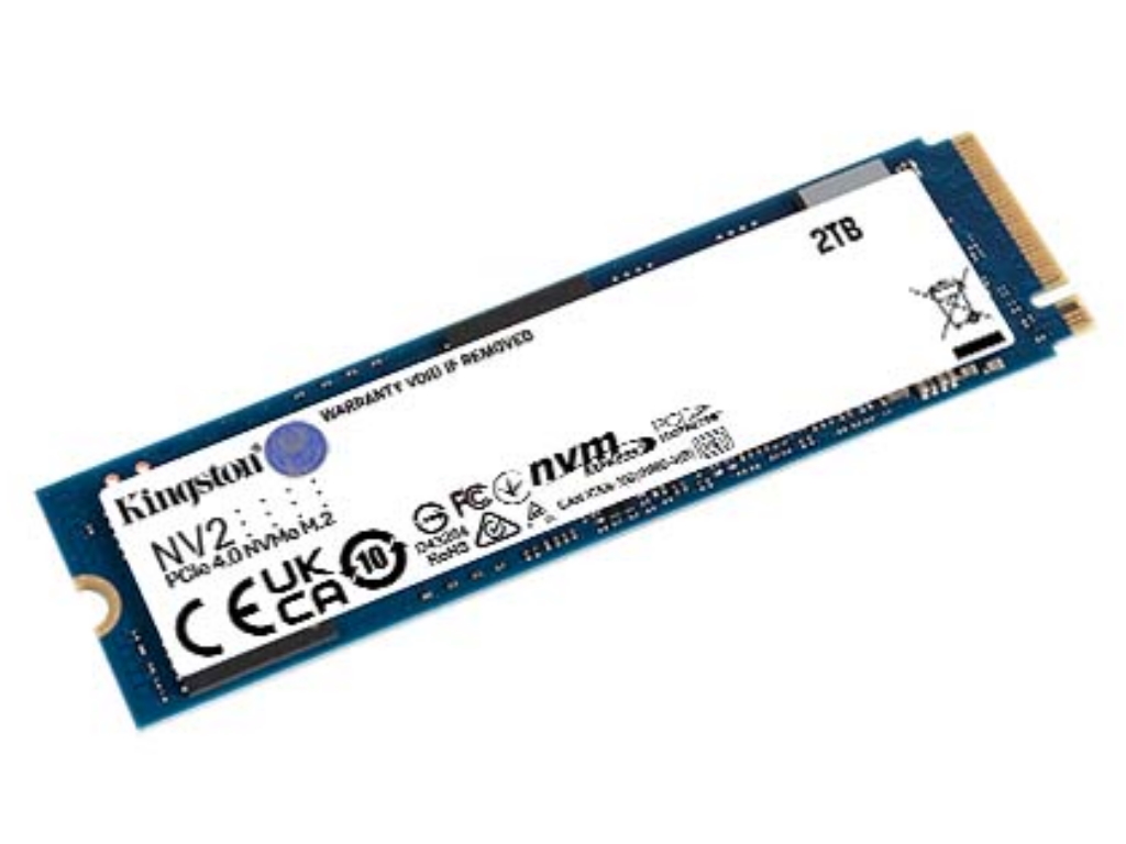 Kingston 2TB NV2 M.2 2280 PCIe 4.0 NVMe SSD, up to 2100/1700MB/s